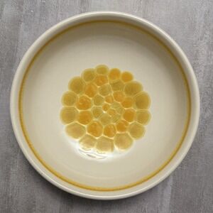 Franciscan Sundance Yellow Swirl Earthenware Soup‎ Cereal Bowl 7" 1219597